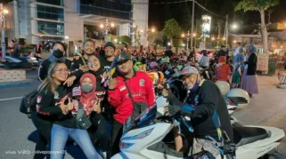 Warga Ponorogo Ramai-Ramai Ikuti Honda Premium Matic Day di Alun-alun