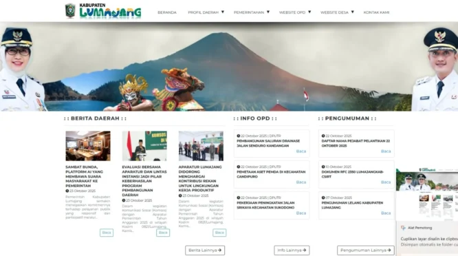 Website Perangkat Daerah Jadi Kunci Layanan Publik Modern di Lumajang