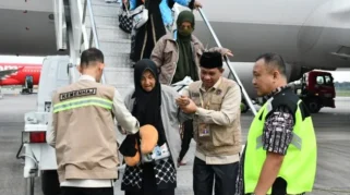 444 Jemaah Haji Kloter 11 Tiba di Palembang, Total 4.868 Orang Sudah Dipulangkan