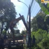 DPU CKPP Banyuwangi Mulai Cabut Tiang Provider Wifi Tak Berizin