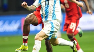 Argentina Hajar Yordania 3-1, Messi Cetak Gol Bebas dan Ukir Rekor Baru
