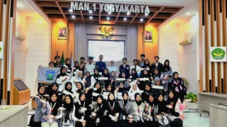 Asah Diplomasi Kelas Dunia, KIR LIBA MAN 1 Yogyakarta Gelar FGD MUN 2026