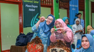 Babinsa dan Puskesmas Bersinergi, Posyandu Dauh Peken Garda Depan Kesehatan Masyarakat