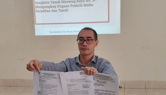 Benny Wullur Tantang Hotman Paris Debat Hukum Soal Sengketa Tanah Menteng Raya