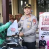 Bhayangkari Polres Bangkalan Berbagi 150 Paket Sembako untuk Ojol Sambut Hari Bhayangkara