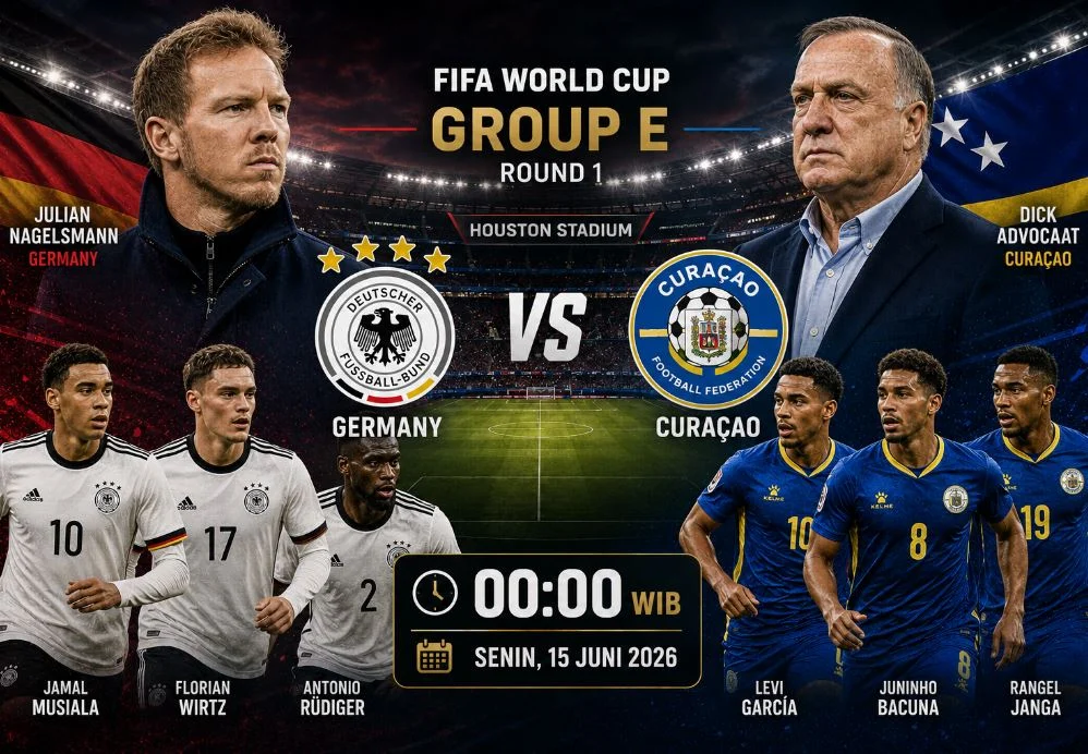 Bisa Ada Kejutan dari Pantera Negra: Statistik dan Prediksi Laga Jerman vs Curacao di Piala Dunia 2026