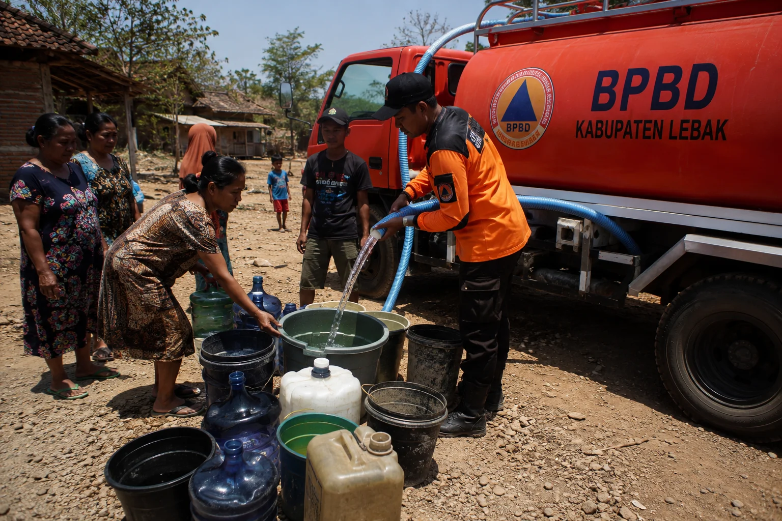 BPBD Petakan 90 Desa di Lebak Rawan Kekeringan, Siapkan Tangki Air untuk Hadapi Kemarau