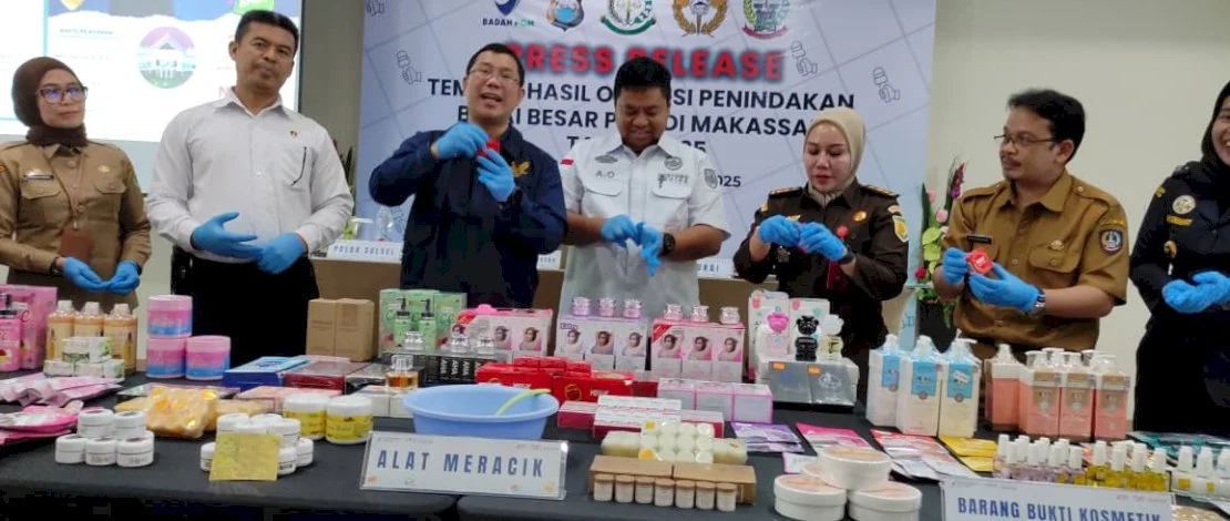 BPOM Sita 2 Juta Kosmetik Ilegal Senilai Rp27,6 Miliar, Mayoritas Impor China