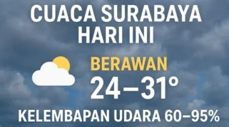 Cuaca Surabaya dan Cirebon Hari Ini: Cerah dengan Suhu Hangat 24-31 Derajat Celsius