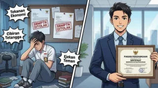Di Balik Kamar yang Dikira Rebahan: Wajah Sunyi Pejuang Gap Year Indonesia dan Sistem yang Memaksa Mereka Berhenti Sejenak