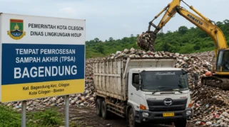 DLH Cilegon Resmi Berlakukan Tarif Baru Retribusi Sampah di TPSA Bagendung per Tonase