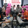 Donor Darah Warnai Hari Bhayangkara ke-80 di Polres Bangkalan, 72 Kantong Darah Terkumpul