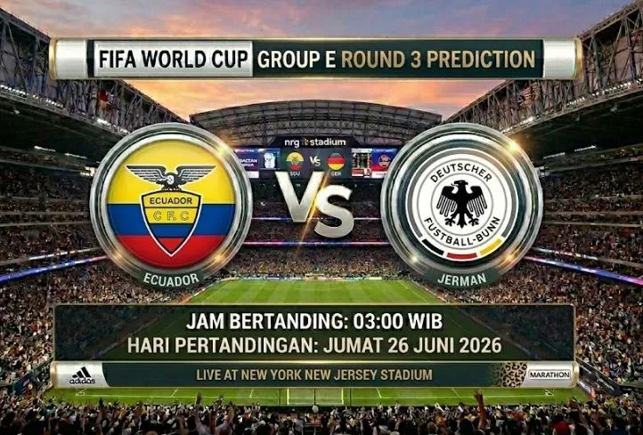 Ekuador vs Jerman: Live Streaming dan Link Siaran Langsung Laga Penentuan La Tricolor
