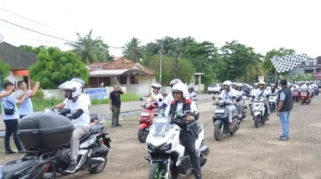 Federal Oil Ajak Komunitas Motor Matic Palembang Ikuti Feders Gathering 2026
