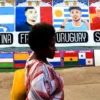 Foto Warna-warni Piala Dunia 2026 di Sudut Kota Jayapura, Warga Gotong Royong Hias Pemukiman dengan Mural Sepak Bola