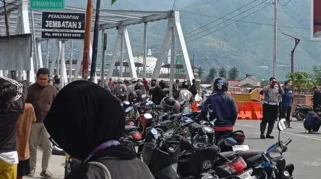 Gempa 6,7 Magnitudo Retakkan Jembatan Palu III, Polisi Tutup Akses
