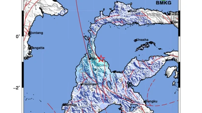 Gempa Magnitudo 6,7 Guncang Palu Sulawesi Tengah, BMKG: Tidak Berpotensi Tsunami