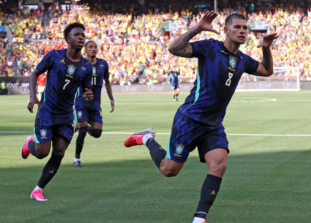 Hasil Laga Pemanasan Piala Dunia 2026: Endrick Cetak Gol, Brasil Bekuk Mesir 2-1