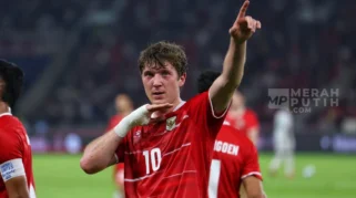 Indonesia Unggul 2-0 Lawan Oman di Babak Pertama Berkat Gol Hubner dan Romeny, Emil Audero Gagalkan Penalti