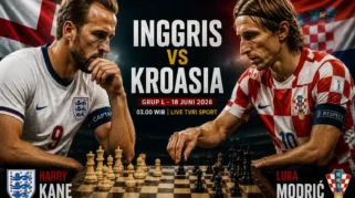 Inggris vs Kroasia: Jadwal Siaran Langsung dan Link Streaming Piala Dunia 2026, Live TVRI Pukul 03.00 WIB