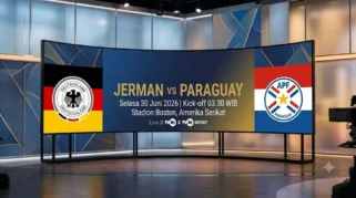 Jadwal dan Link Streaming 32 Besar Piala Dunia 2026: Jerman vs Paraguay, Live TVRI