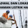Jadwal Pemadaman Listrik Hari Ini di Jogja dan Jateng, Cek Lokasi dan Waktunya
