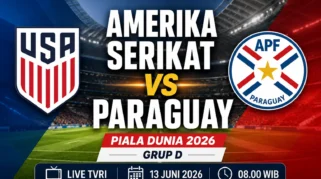 Jadwal Siaran Langsung dan Link Streaming Amerika Serikat vs Paraguay: Live TVRI Sabtu Pukul 08.00 WIB
