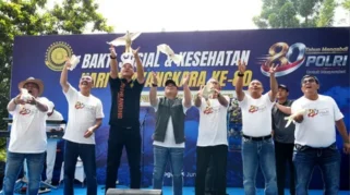 Jelang Hari Bhayangkara ke-80, Wakapolri dan Akpol 3990 Gelar Bakti Sosial di Bogor