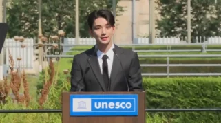 Joshua SEVENTEEN Sampaikan Pesan untuk Generasi Muda di Acara UNESCO Paris