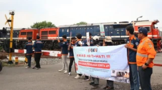 KAI Tutup 116 Perlintasan Kereta Api Berisiko Tinggi