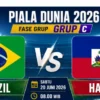 Kalahkan Haiti 3-0, Brazil Kuasai Puncak Klasemen Grup C Piala Dunia 2026