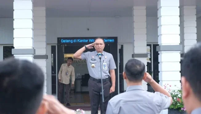 Kanwil Kemenkum Babel Gelar Apel Gabungan, Pegawai Diminta Tingkatkan Disiplin dan Kinerja
