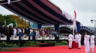 Kapolres Purwakarta Pimpin Upacara Hari Lahir Pancasila 2026 di Taman Pasanggrahan