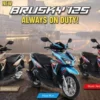 Kawasaki Resmi Luncurkan Skutik Pertama Brusky 125 di Indonesia, Harga Rp26,5 Juta