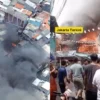 Kebakaran Hebat Landa Pemukiman di Kemayoran, 33 Mobil Damkar Turun Tangan
