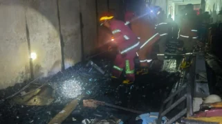 Kebakaran Toko Bangunan di Sumbersewu Muncar Diduga Akibat Arus Pendek