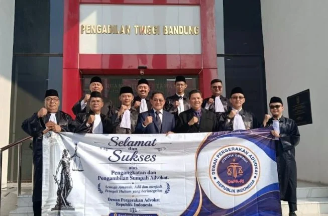 Ketua PT Bandung Ingatkan Advokat DePA-RI Junjung Integritas dan Profesionalisme dalam Pengambilan Sumpah