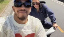 Kim Kardashian dan Lewis Hamilton Resmi Umumkan Hubungan Lewat Momen Bersepeda di Instagram