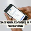 KIP Kuliah 2026 Jalur Mandiri Resmi Dibuka, Simak Cara Daftar dan Besaran Bantuan