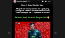 Kiper Timnas U-23 Indonesia Nuri Agus Hilang, Diduga Depresi Akibat Cedera