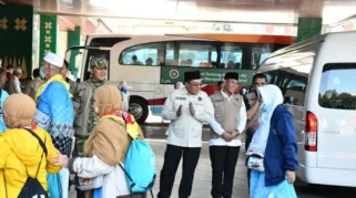 Kloter 3 Debarkasi Palembang Tiba, Total 1.329 Jemaah Haji Sumsel Sudah Kembali ke Tanah Air