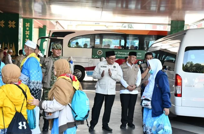 Kloter 3 Debarkasi Palembang Tiba, Total 1.329 Jemaah Haji Sumsel Sudah Kembali ke Tanah Air