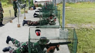 Kodim 0829 Bangkalan Gelar Latihan Menembak Senjata Ringan Semester I 2026