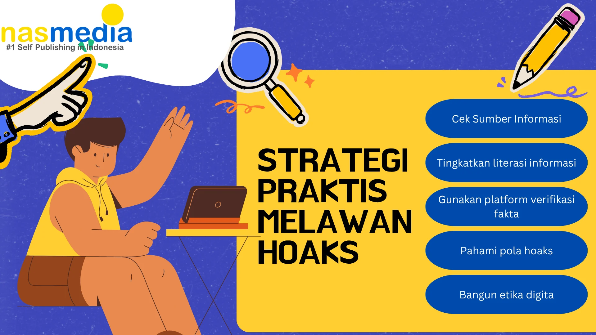 Kominfo Jatim: Perang Melawan Hoaks Butuh Tiga Kekuatan, Masyarakat Jadi Kunci