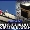 KPK Usut Mekanisme Pengisian Kuota Haji Indonesia 2023-2024