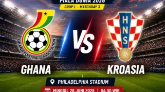 Kroasia vs Ghana: Laga Penentu Lolos ke Babak 32 Besar Piala Dunia 2026