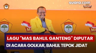 Lagu Mas Bahlil Ganteng Diputar di Acara Golkar, Bahlil Sampai Tepok Jidat