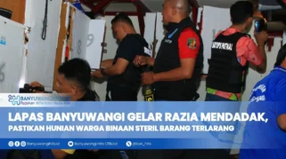 Lapas Banyuwangi Gelar Razia Mendadak Kamar Hunian