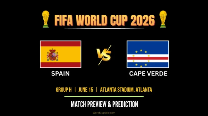 Link Live Streaming Spanyol vs Cape Verde Piala Dunia 2026, Siaran Langsung TVRI dan Platform Digital