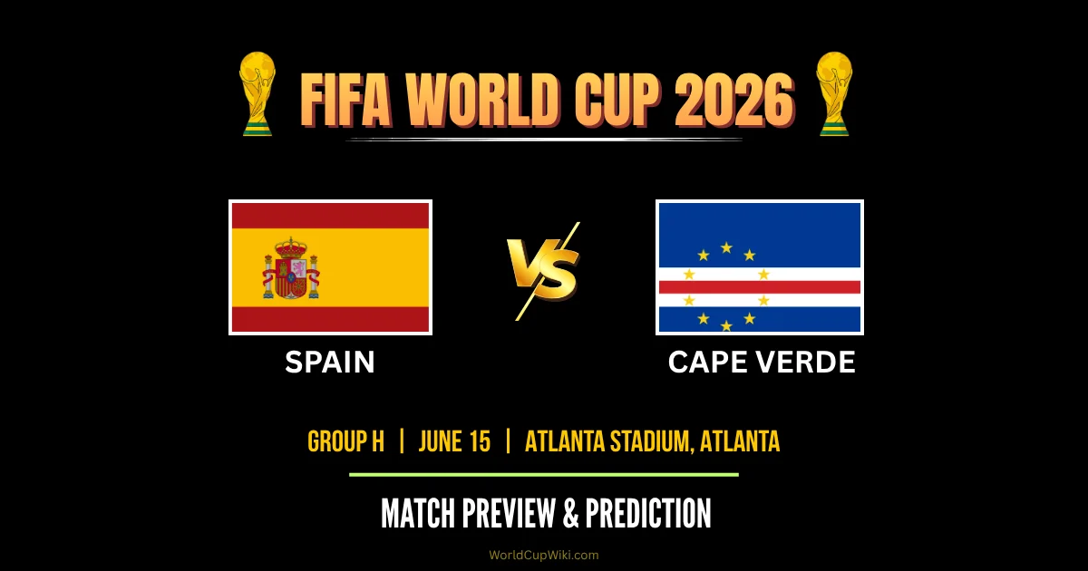 Link Live Streaming Spanyol vs Cape Verde Piala Dunia 2026, Siaran Langsung TVRI dan Platform Digital